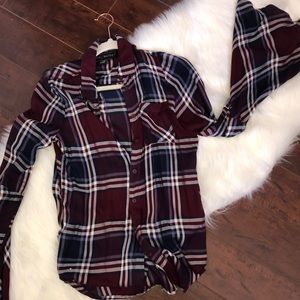 Flannel dress shirt